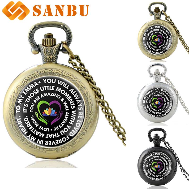 Best Gift for Emma Retro Heart Quartz Pocket Watch Vintage Women Pendant Necklace Watches, Black
Best Gift for Emma Retro Heart Quartz Pocket Watch Vintage Women Pendant Necklace Watches, Black