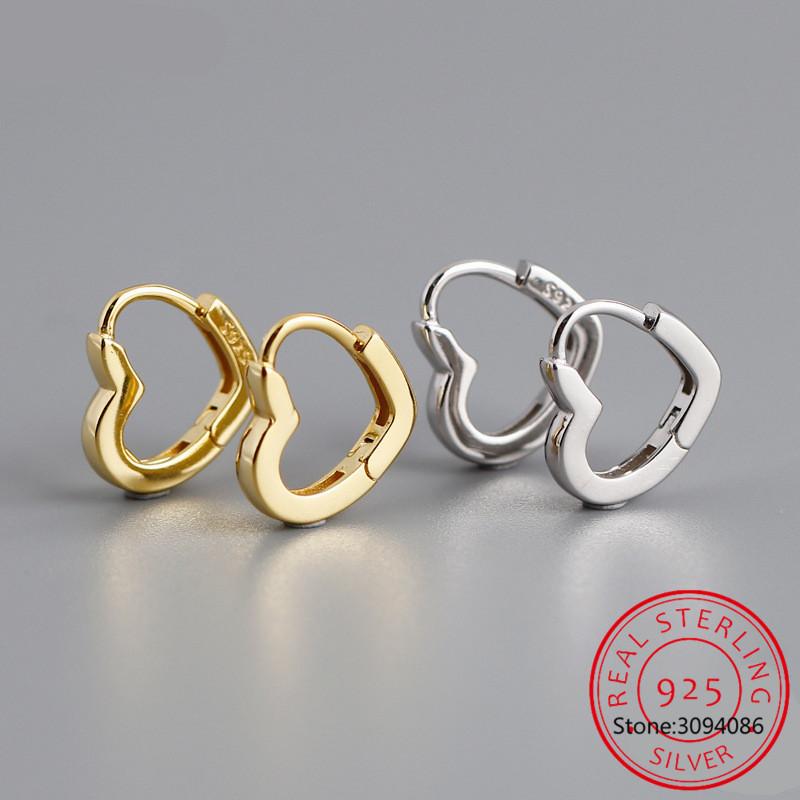 New Arrival Fashion Real 925 Sterling Silver Minimalist Love Heart Stud Earrings for Women Fine Jewelry Accessories 2021
New Arrival Fashion Real 925 Sterling Silver Minimalist Love Heart Stud Earrings for Women Fine Jewelry Accessories 2021