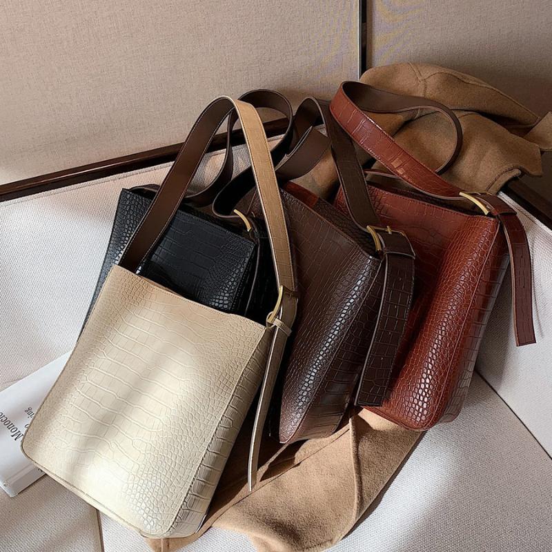 Stone Pattern Bucket Bag Vintage Designer Shoulder Handbags PU Leather Crossbody Bags for Women Messenger Hand Bags Women 2021, Black
Stone Pattern Bucket Bag Vintage Designer Shoulder Handbags PU Leather Crossbody Bags for Women Messenger Hand Bags Women 2021, Black