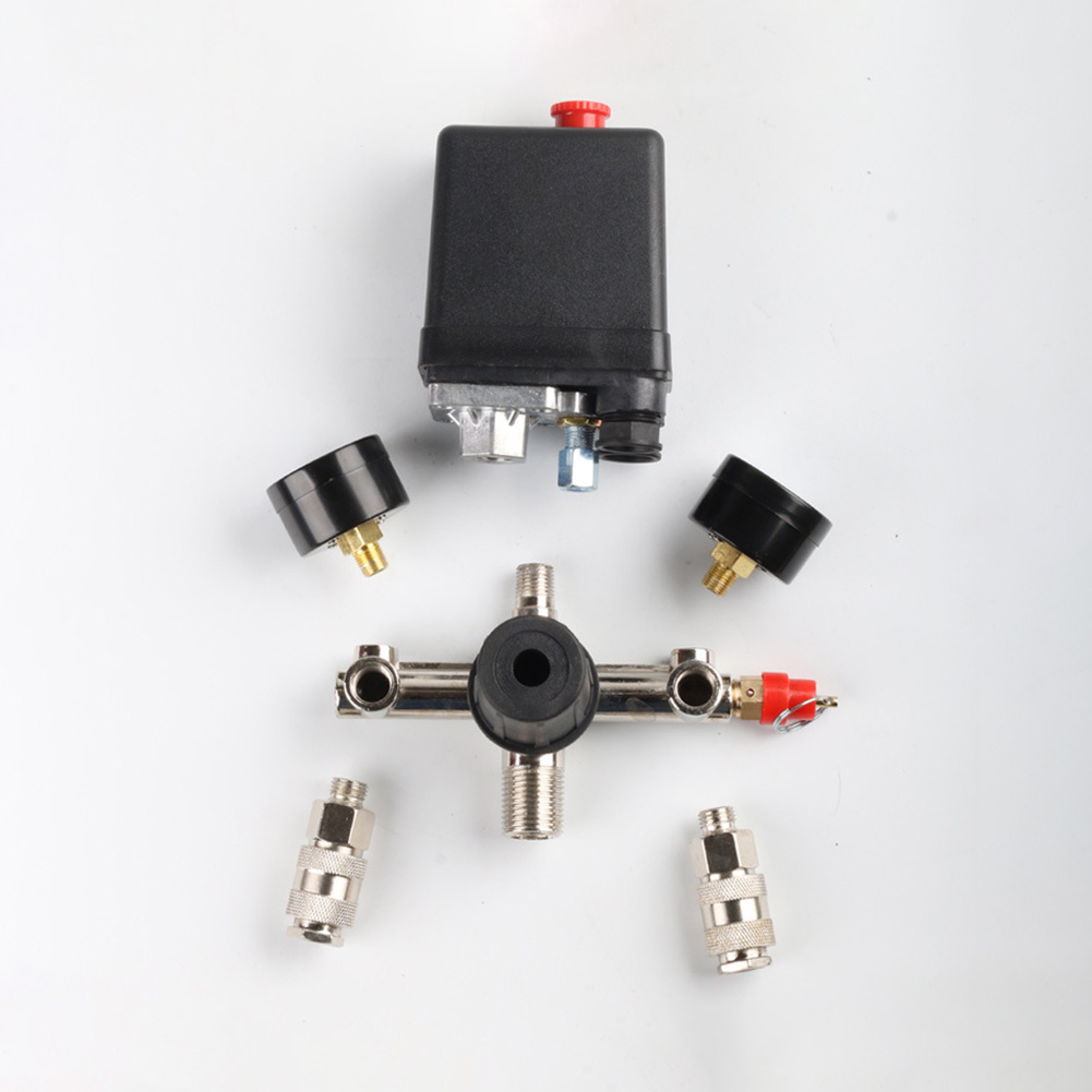 Quality Air Compressor Pressure Switch Control Valve 95-125 PSI W/ Bracket 220V Assembly Practical Durable
Quality Air Compressor Pressure Switch Control Valve 95-125 PSI W/ Bracket 220V Assembly Practical Durable