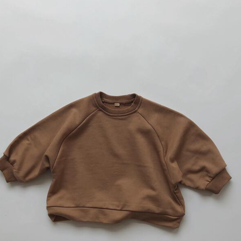 Children Clothing Japan Korean Style Autumn Spring Baby Girls Boys Casual Long Sleeve Sweatshirts T-shirt Kids Pullover Tops 220309