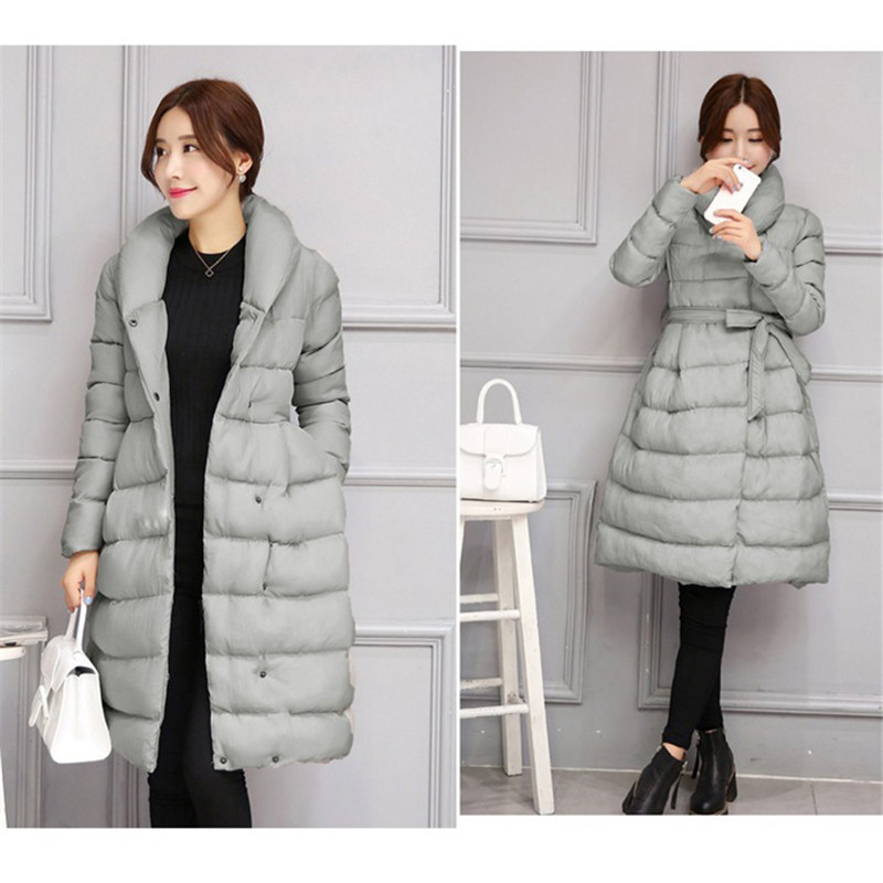 Fashion women parka coat Purple gray orange plus size tops jacket autumn winter new korean plus thick warmth clothing LR598 201019