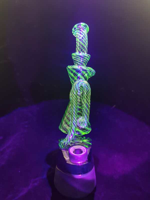 hookah American color green UV peak Recycler glass accessory with Rotate line Replacement
hookah American color green UV peak Recycler glass accessory with Rotate line Replacement