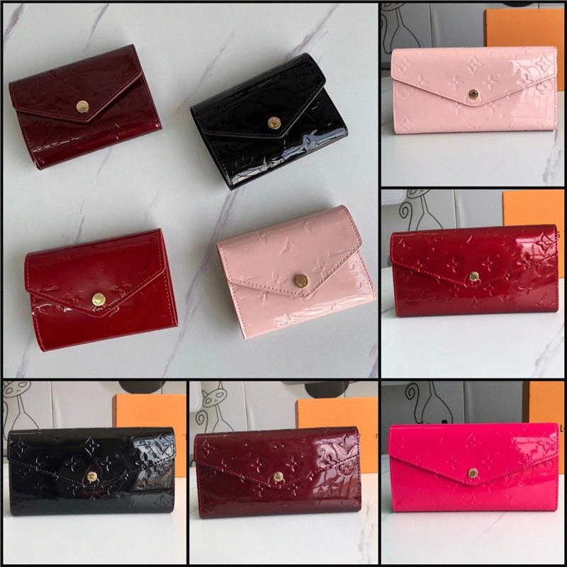 Dupe Luxury Shiny Patent Leather Cases Embossed Women's Wallet Card Purse Bag with Box 4Colors 71236F a9KK#, Red;black
Dupe Luxury Shiny Patent Leather Cases Embossed Women's Wallet Card Purse Bag with Box 4Colors 71236F a9KK#, Red;black