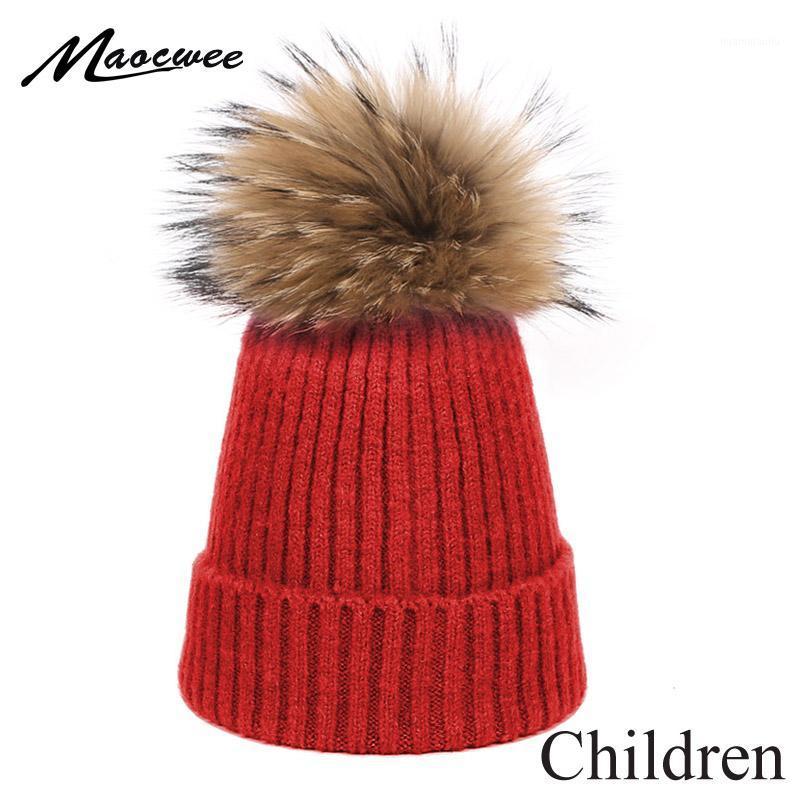 Winter Knitted Beanie Hat For Children With Real Fur Pompons Crochet Wool Solid Color Hat For Kids Outdoor Warm Gorros Skullies1
Winter Knitted Beanie Hat For Children With Real Fur Pompons Crochet Wool Solid Color Hat For Kids Outdoor Warm Gorros Skullies1