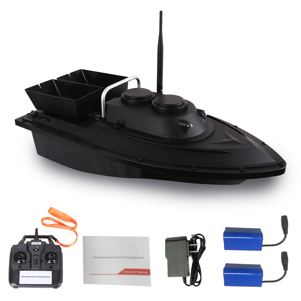 D11 RC Boat Fish Finder Fishing Bait Boat Loading 500m Remote Control Fixed Speed 2 Battery 2 Motors 2 Bait Bin, Black
D11 RC Boat Fish Finder Fishing Bait Boat Loading 500m Remote Control Fixed Speed 2 Battery 2 Motors 2 Bait Bin, Black