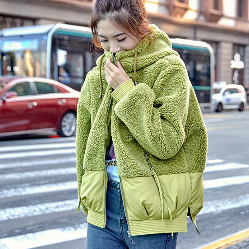 Fashion fur coat women Turn-down pocket fur jacket female Plush Hooded Patchwork jacket winter 2020 casual overcoat Outwear#1010, Gn
Fashion fur coat women Turn-down pocket fur jacket female Plush Hooded Patchwork jacket winter 2020 casual overcoat Outwear#1010, Gn