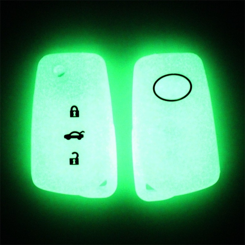 3 Button Silicone Key Fob Cover Shell Protect Skin Keychin Case For Toyota Reiz Camry Corolla Remote Car Keys Covers