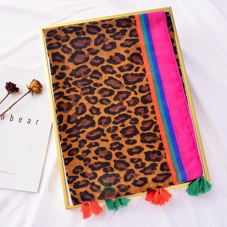 Scarves Royalmaybe Bali Yarn Long Leopard Pattern Gauze Seaside Beach Towel Foreign Trade Export Cotton Scarf Shawl Women Winter
Scarves Royalmaybe Bali Yarn Long Leopard Pattern Gauze Seaside Beach Towel Foreign Trade Export Cotton Scarf Shawl Women Winter