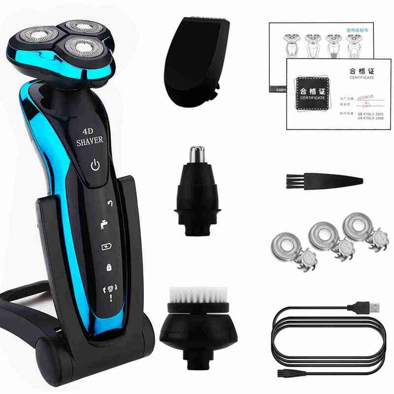 ZOZEN Razor Electric Shaver For Men Men's Shaver Shaving Machine Men Electric Razor Smart Rechargeable Shaver Razor Washable 220112