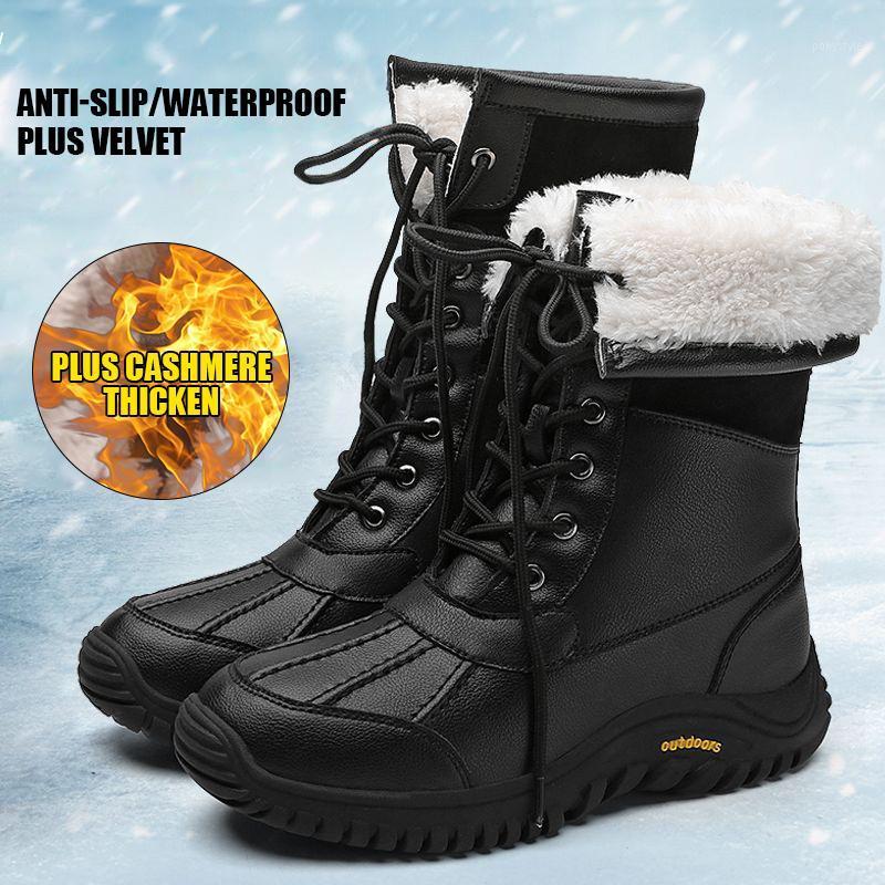 Women Boots Winter Keep Warm Quality Mid-Calf Snow Boots Ladies Lace-up Fur Work Comfortable Waterproof Booties Chaussures Femme1, Pink
Women Boots Winter Keep Warm Quality Mid-Calf Snow Boots Ladies Lace-up Fur Work Comfortable Waterproof Booties Chaussures Femme1, Pink