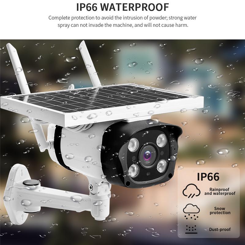 Solar Powered Wifi Security Camera 1080P HD Wireless Wi-Fi IP Camera Outdoor IR Night Vision Video Surveillance CCTV Cameras
Solar Powered Wifi Security Camera 1080P HD Wireless Wi-Fi IP Camera Outdoor IR Night Vision Video Surveillance CCTV Cameras