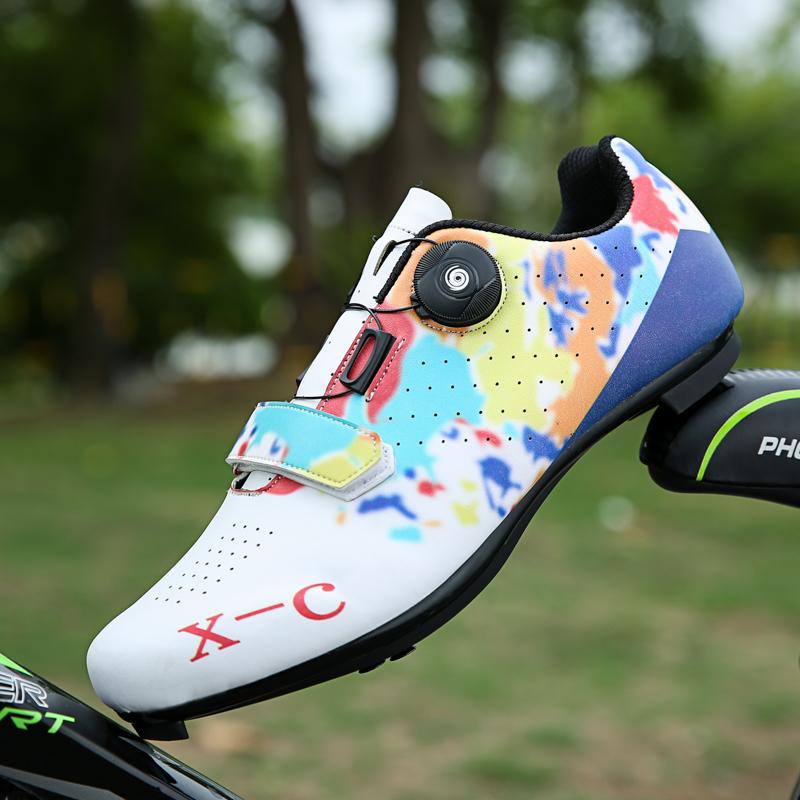 Men's professional non-slip self-locking lightweight breathable mountain bike women's race zapatillas ciclismo mtb cycling shoes, White rubber
Men's professional non-slip self-locking lightweight breathable mountain bike women's race zapatillas ciclismo mtb cycling shoes, White rubber
