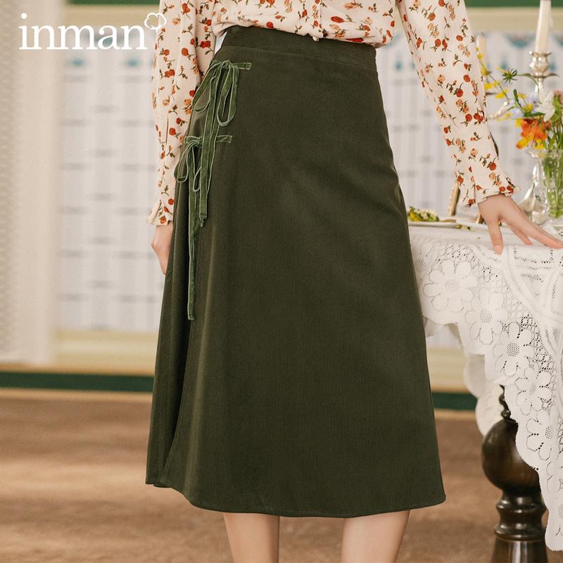 INMAN 2020 Winter New Arrivals Retro Art High Waist Corduroy A line Bow Temperamental Women' Skirt, Orange
INMAN 2020 Winter New Arrivals Retro Art High Waist Corduroy A line Bow Temperamental Women' Skirt, Orange