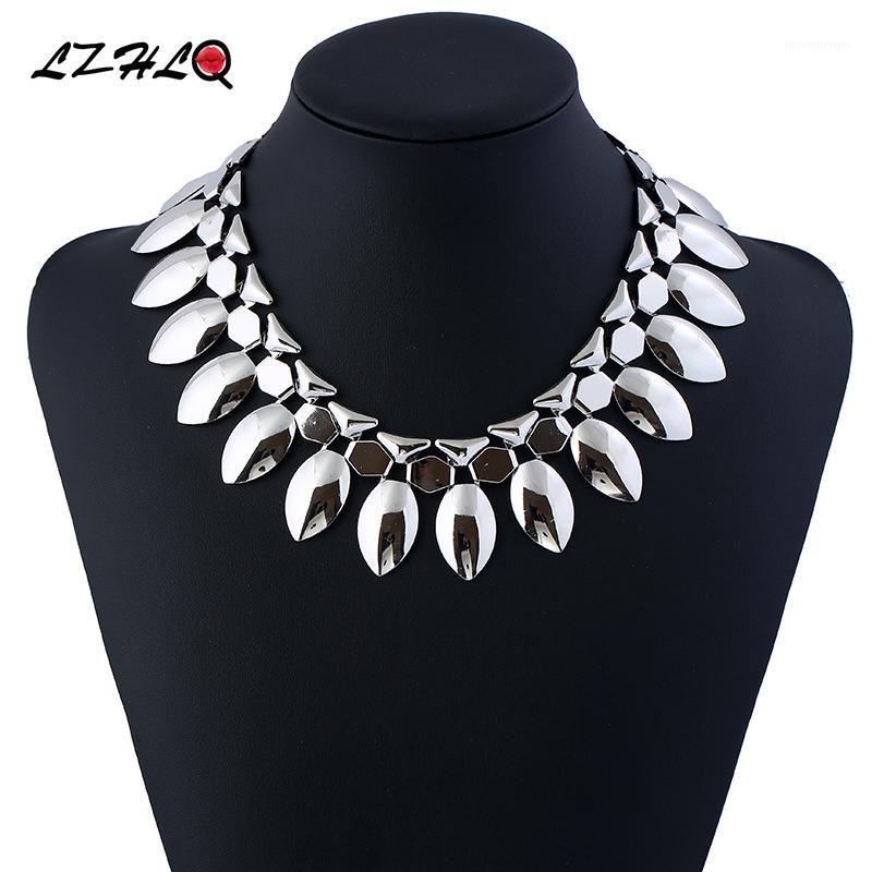 LZHLQ Metal Texture Glossy Leaf Choker Necklace Women Jewelry Short Clavicle Chain Rock Street1
LZHLQ Metal Texture Glossy Leaf Choker Necklace Women Jewelry Short Clavicle Chain Rock Street1
