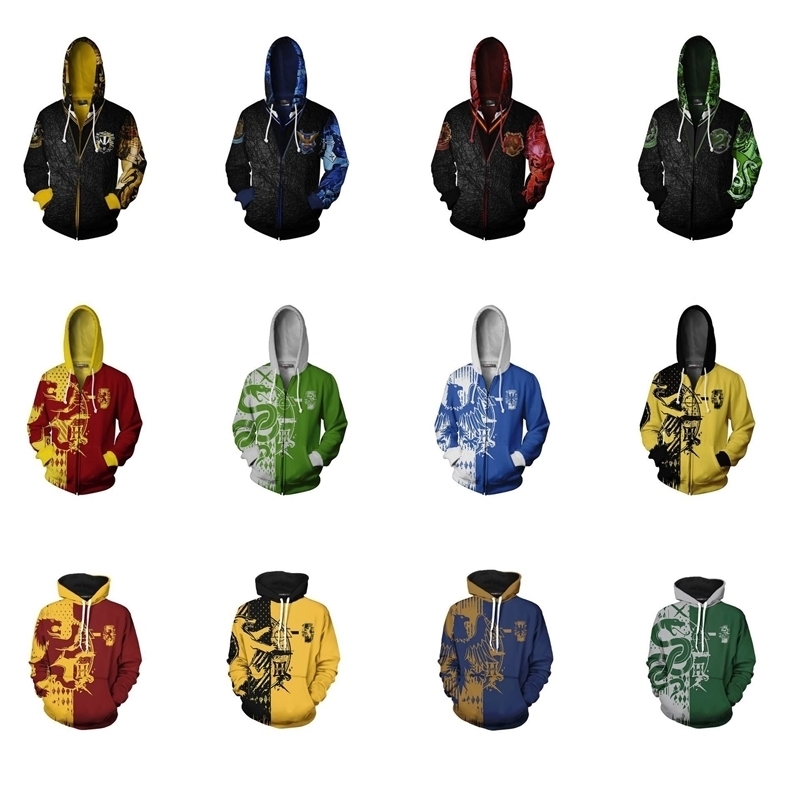COFUN Hogwarts School Costume Harri Hoodies Man Woman Sweatshirts Gryffindo Hufflepuff Ravenclaw Slytherin Magic Costumes Poter 201020
COFUN Hogwarts School Costume Harri Hoodies Man Woman Sweatshirts Gryffindo Hufflepuff Ravenclaw Slytherin Magic Costumes Poter 201020