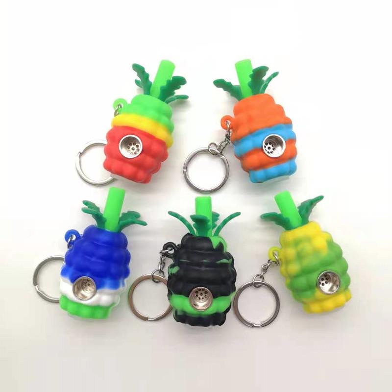 Pineapple Silicone pipes for Smoking HandPipe Tobacco Pipe dabber tool Oil Rigs Glass Bongs
Pineapple Silicone pipes for Smoking HandPipe Tobacco Pipe dabber tool Oil Rigs Glass Bongs