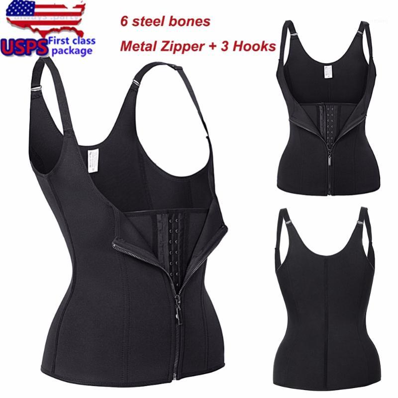 Wholesale- Adjustable Strap Waist Trainer Vest Corset Women METAL Zipper With 3Hooks Body Shaper Waist Cincher Tummy Control Corset1, Black
Wholesale- Adjustable Strap Waist Trainer Vest Corset Women METAL Zipper With 3Hooks Body Shaper Waist Cincher Tummy Control Corset1, Black