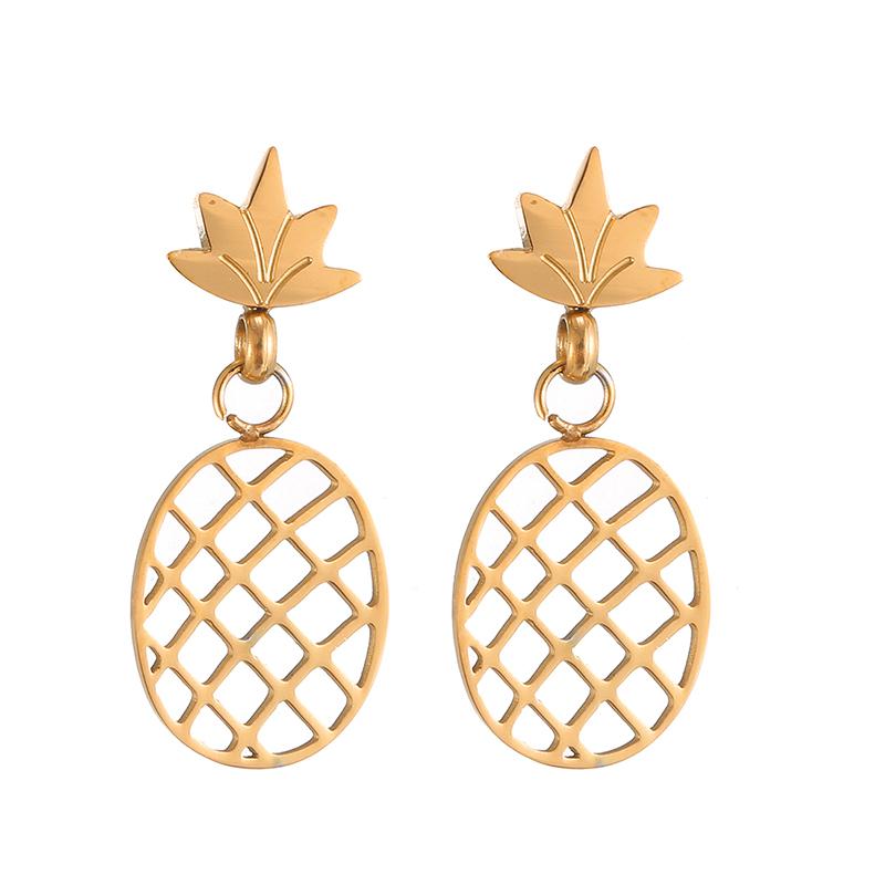 Cute Fruit Earring Pineapple Drop Earrings Gold Color Stainless Steel Earrings for Women Girls Party Jewelry Gifts
Cute Fruit Earring Pineapple Drop Earrings Gold Color Stainless Steel Earrings for Women Girls Party Jewelry Gifts