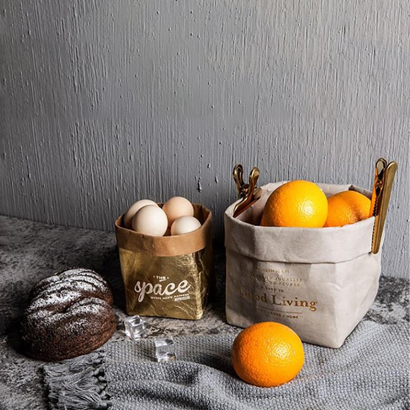 Scandinavia Washable Kraft Paper Storage Bag Green Plants Grow Sundries Waterproof Storage Bag Organizer Home Decor
Scandinavia Washable Kraft Paper Storage Bag Green Plants Grow Sundries Waterproof Storage Bag Organizer Home Decor