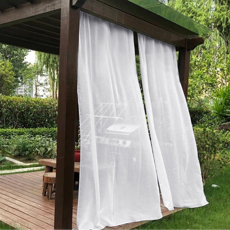 2.5m X 2.8mWaterproof Garden Decoration Outdoor Sheer Curtains For Porch Beach Patio Exterior Voile With Sliver Ring Gromme, As pic
2.5m X 2.8mWaterproof Garden Decoration Outdoor Sheer Curtains For Porch Beach Patio Exterior Voile With Sliver Ring Gromme, As pic