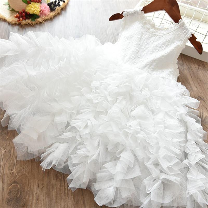 Girl's Dresses Tutu Fluffy Kid Girls Clothes Party Princess Birthday Children 6 Years Clothing Little Girl Frocks Baby Dress Vestidos1