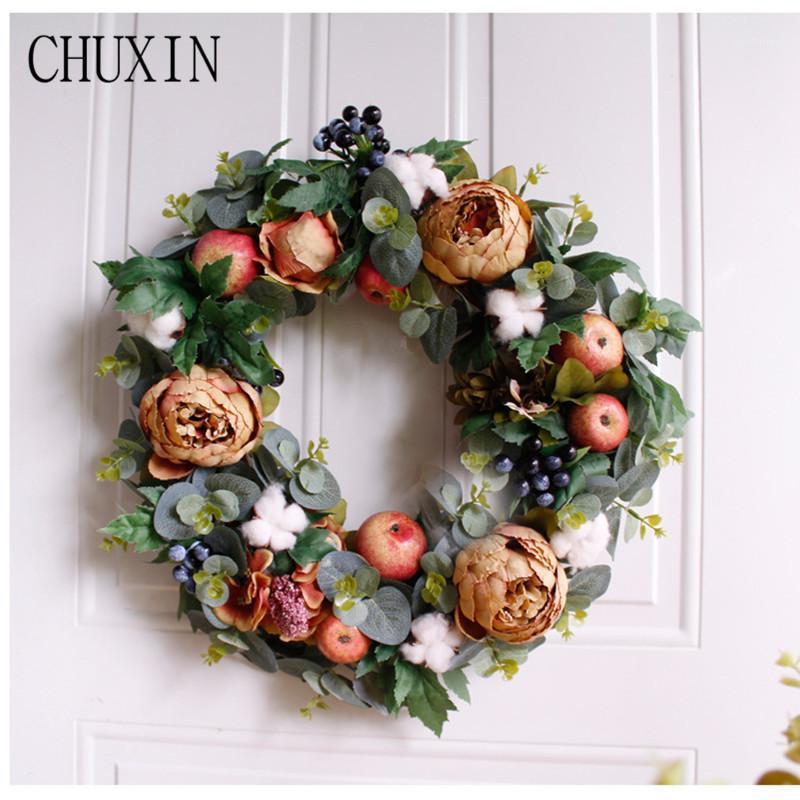 42cm simulation rose berry wreath wedding Christmas party decoration fake flower home living room hotel door wall decoration 1pc1, Brown
42cm simulation rose berry wreath wedding Christmas party decoration fake flower home living room hotel door wall decoration 1pc1, Brown