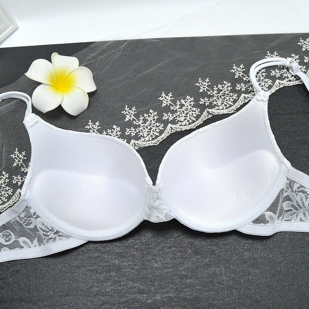 Sexy Push Up A B C D E Cups Women Bra Plunge Dropship Lingerie Underwire Underwear Elastic Band Plus Size Lace Bralette Padded 201202
