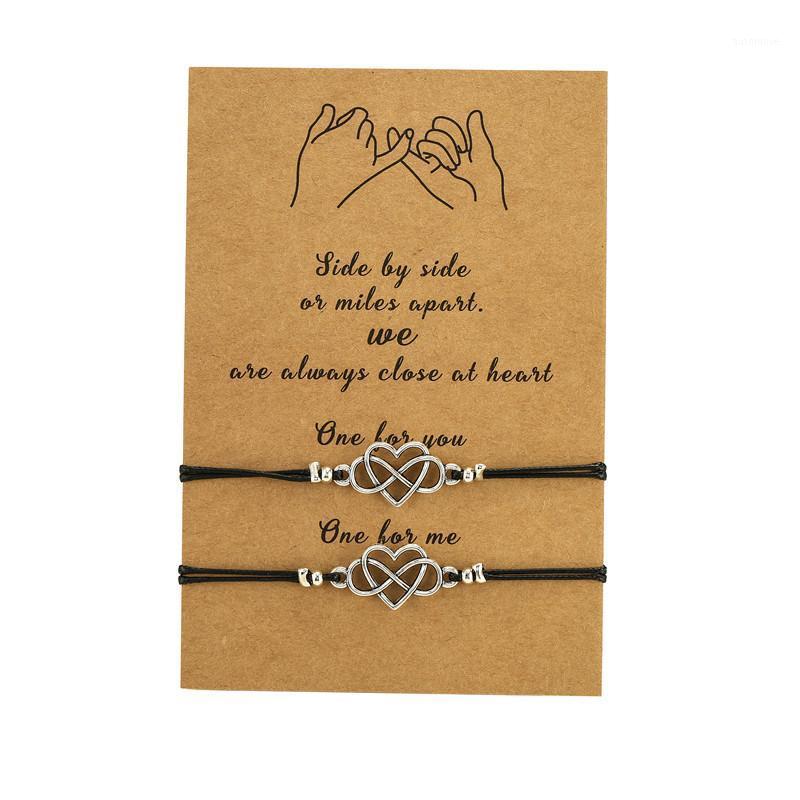 2pcs/set Wholesale Heart Infinity Charm Bracelet For Women Men Handmade Bohemian Bracelet For Lovers Lucky Friendship Jewelry1
2pcs/set Wholesale Heart Infinity Charm Bracelet For Women Men Handmade Bohemian Bracelet For Lovers Lucky Friendship Jewelry1