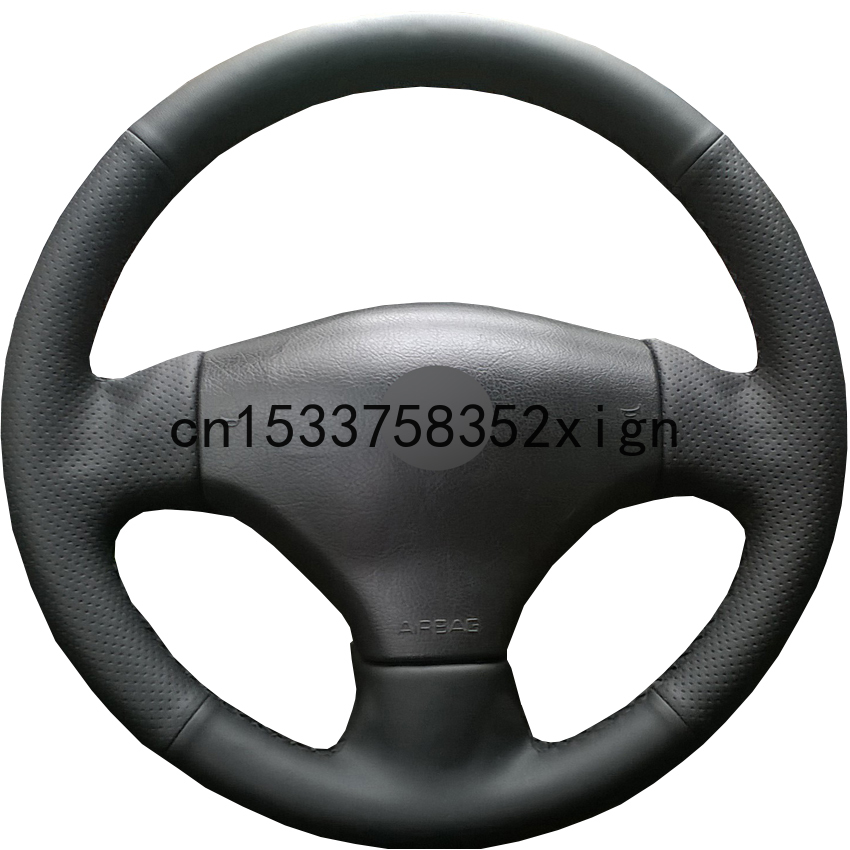 Black PU Faux Leather DIY Hand-stitched Car Steering Wheel Cover For Peugeot 206 2002-2006 car accessories
Black PU Faux Leather DIY Hand-stitched Car Steering Wheel Cover For Peugeot 206 2002-2006 car accessories