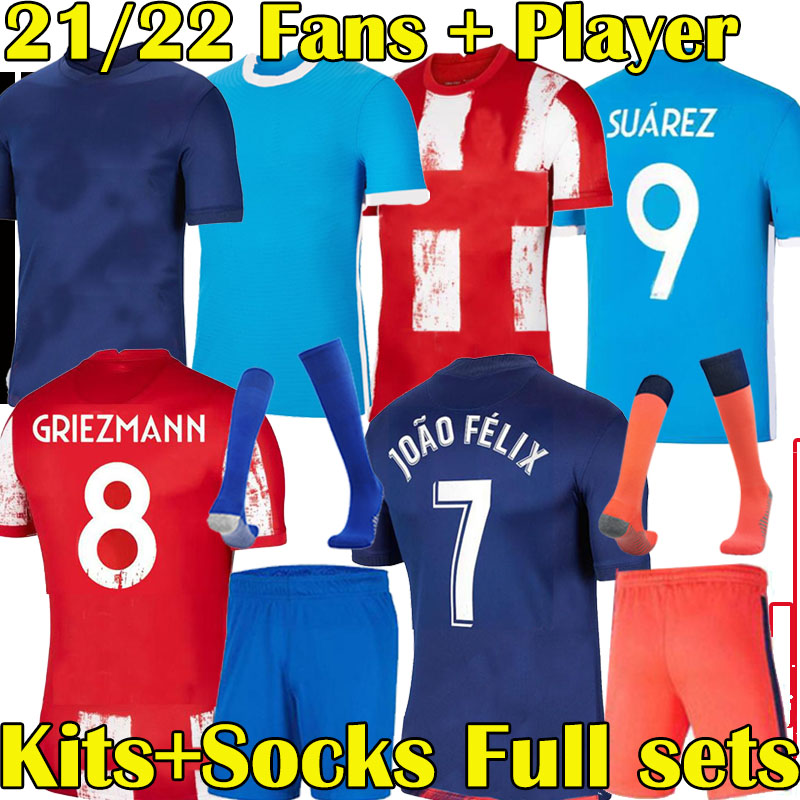 21/22 GRIEZMANN soccer jerseys fans player version JOÃO FÉLIX LEMAR DIEGO COSTA Adults kids Kits sock Full sets 2021 2022 M. LLORENTE KOKE SUAREZ football shirts uniforms, 21-22 third kit
21/22 GRIEZMANN soccer jerseys fans player version JOÃO FÉLIX LEMAR DIEGO COSTA Adults kids Kits sock Full sets 2021 2022 M. LLORENTE KOKE SUAREZ football shirts uniforms, 21-22 third kit