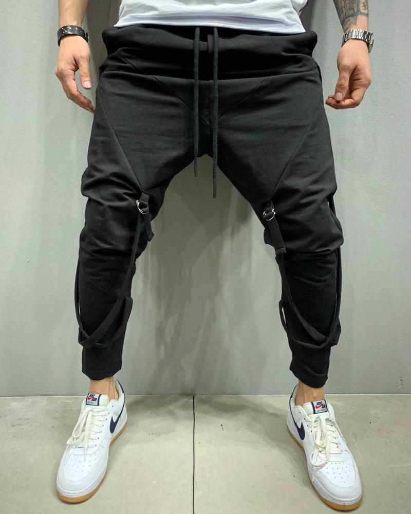 Men's European and American Jogging Pants Muscle Fitness Casual Slim Stretch Running Trousers, Black
Men's European and American Jogging Pants Muscle Fitness Casual Slim Stretch Running Trousers, Black