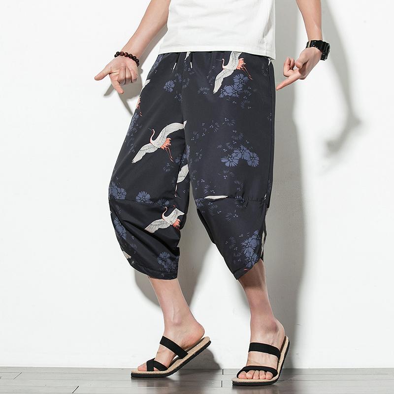 Summer harajuku man casual pants printing calf-length men's pants 2021 new beach jogging men, White
Summer harajuku man casual pants printing calf-length men's pants 2021 new beach jogging men, White