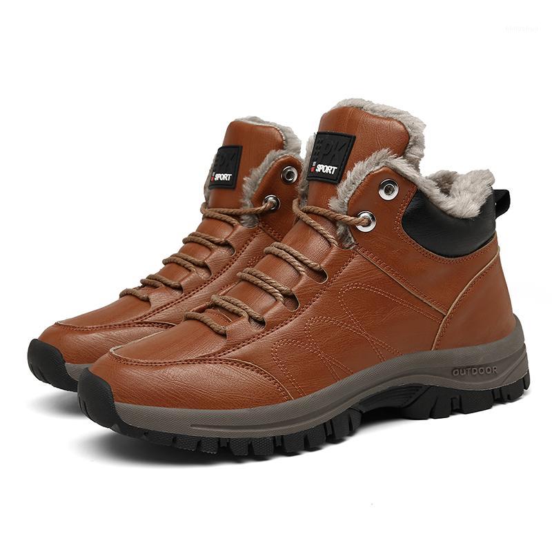 Fashion Winter Men Boots Comfortable Keep Warm PU Leather Casual Shoes Men Snow Boots Wear-resistant Non-slip Male Cotton Bottes1, Red brown fur
Fashion Winter Men Boots Comfortable Keep Warm PU Leather Casual Shoes Men Snow Boots Wear-resistant Non-slip Male Cotton Bottes1, Red brown fur