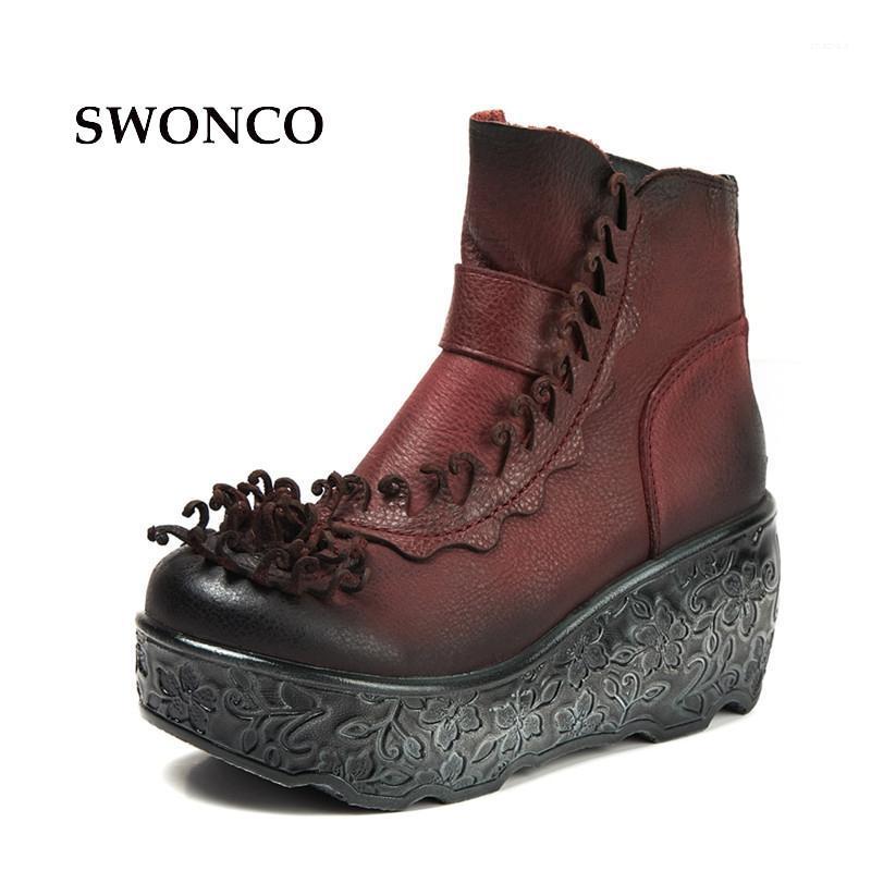 SWONCO Women's Ankle Boots 2020 Spring Autumn Flower Platform Ladies Boot Genuine Leather Boots Women Pointed Toe Ankle Boot1, Black
SWONCO Women's Ankle Boots 2020 Spring Autumn Flower Platform Ladies Boot Genuine Leather Boots Women Pointed Toe Ankle Boot1, Black