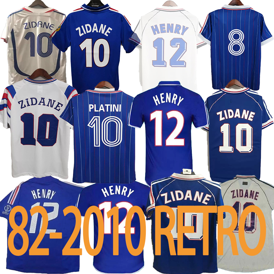 1982 86 FRANCE Retro ZIDANE HENRY Soccer Jersey RIBERY 1996 1998 VIEIRA Football shirt MAKELELE 2000 2002 DJORKAEFF 2004 2006 PETIT 2010 vintage
1982 86 FRANCE Retro ZIDANE HENRY Soccer Jersey RIBERY 1996 1998 VIEIRA Football shirt MAKELELE 2000 2002 DJORKAEFF 2004 2006 PETIT 2010 vintage