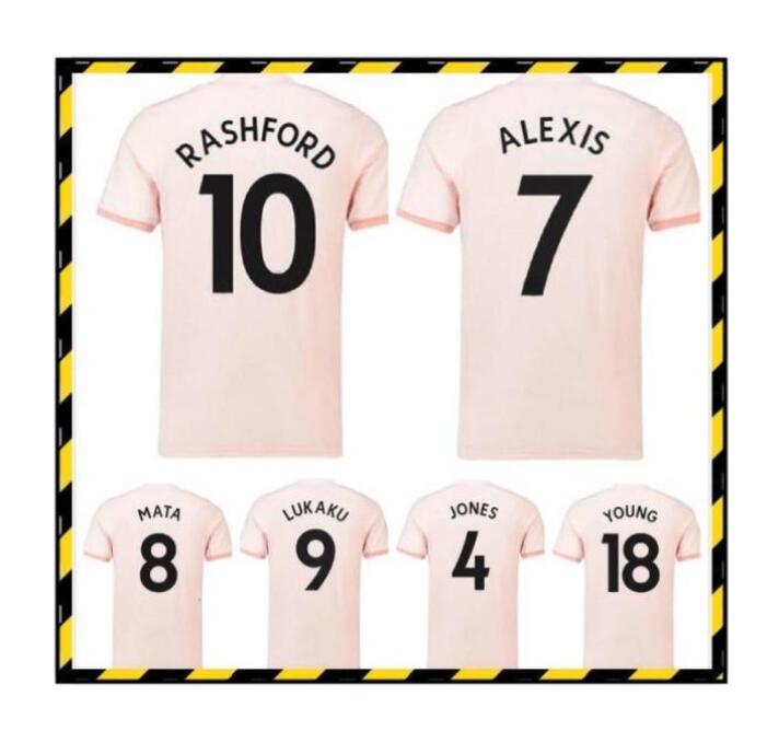 2018 Retro Manchester ALEXIS POGBA RASHFORD away pink Soccer Jersey 18/19 UNITED adult men Sport football shirt, Blue
2018 Retro Manchester ALEXIS POGBA RASHFORD away pink Soccer Jersey 18/19 UNITED adult men Sport football shirt, Blue