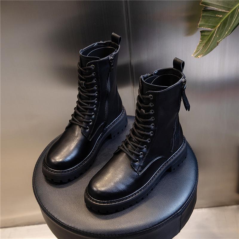 Genuine Leather Boots Women Boots British Style Female 2021 Fashion Winter Warm Women's Motorcycle Shoes, Black
Genuine Leather Boots Women Boots British Style Female 2021 Fashion Winter Warm Women's Motorcycle Shoes, Black