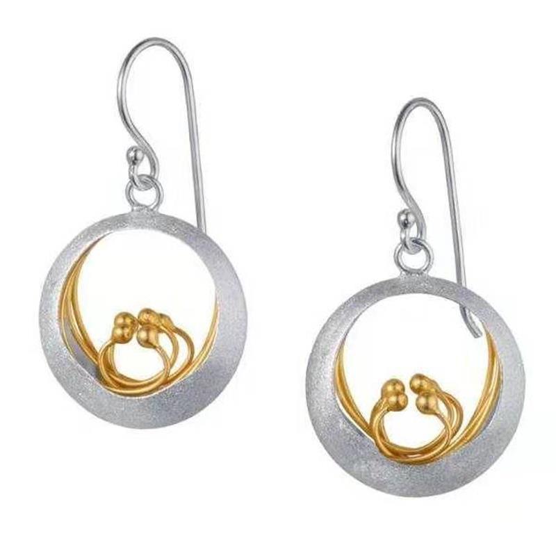 New Simple Retro Geometric Flower Pendant Earrings Women's Party Wedding Fashion Jewelry
New Simple Retro Geometric Flower Pendant Earrings Women's Party Wedding Fashion Jewelry
