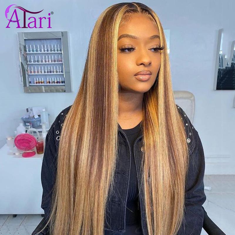Transparent Lace Frontal Wigs Highlight Colored Human Hair Wigs Straight Lace Front Peruvian Virgin Human Hair, Natural color
Transparent Lace Frontal Wigs Highlight Colored Human Hair Wigs Straight Lace Front Peruvian Virgin Human Hair, Natural color