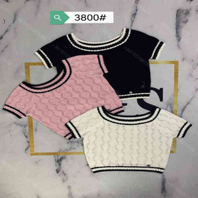 22ss designer Women Knits round neck wool knit tees crochet mujer short sleeve T shirts letter logo luxury brand embroidery womens clothing album wholesale a1
22ss designer Women Knits round neck wool knit tees crochet mujer short sleeve T shirts letter logo luxury brand embroidery womens clothing album wholesale a1