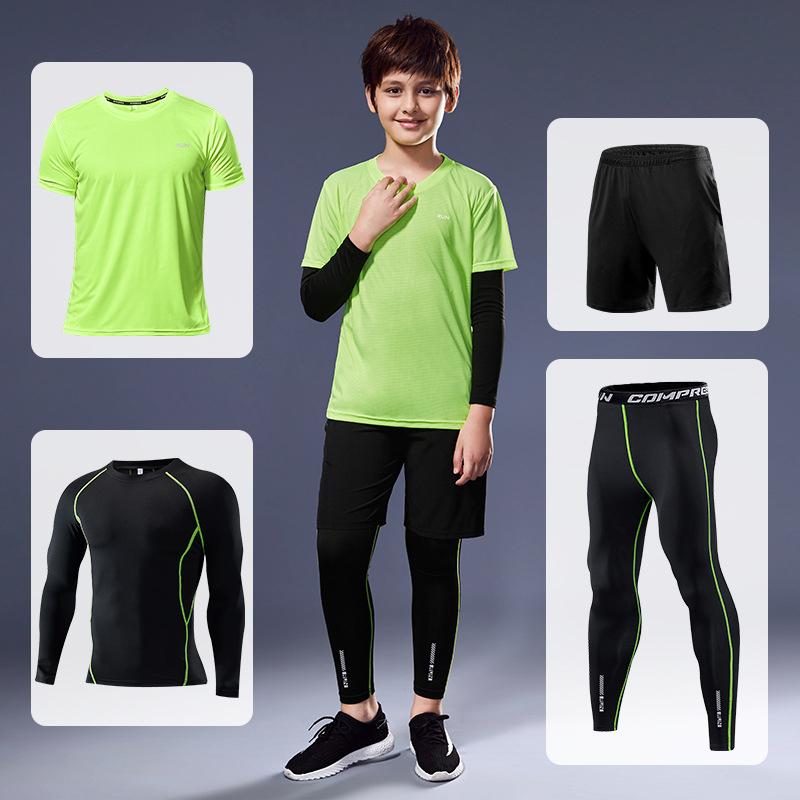 Kids Boys Running Leggings Children Fitness Gym Clothing Men Training Tights Jogging Suits Sports Wear Compression Set Underwear, Color 03
Kids Boys Running Leggings Children Fitness Gym Clothing Men Training Tights Jogging Suits Sports Wear Compression Set Underwear, Color 03