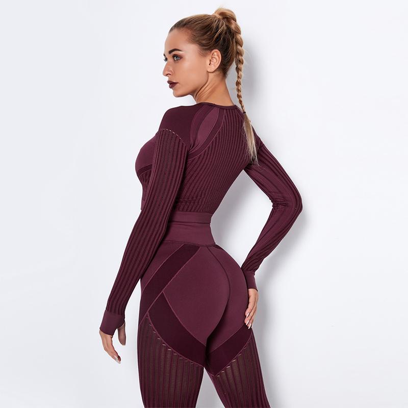 2020 Women Seamless Yoga Shirts Sport Shirts Long Sleeve Tracksuit Active Wear Fitness T-Shirt Sport Top Long Sleeve, Dark grey
2020 Women Seamless Yoga Shirts Sport Shirts Long Sleeve Tracksuit Active Wear Fitness T-Shirt Sport Top Long Sleeve, Dark grey