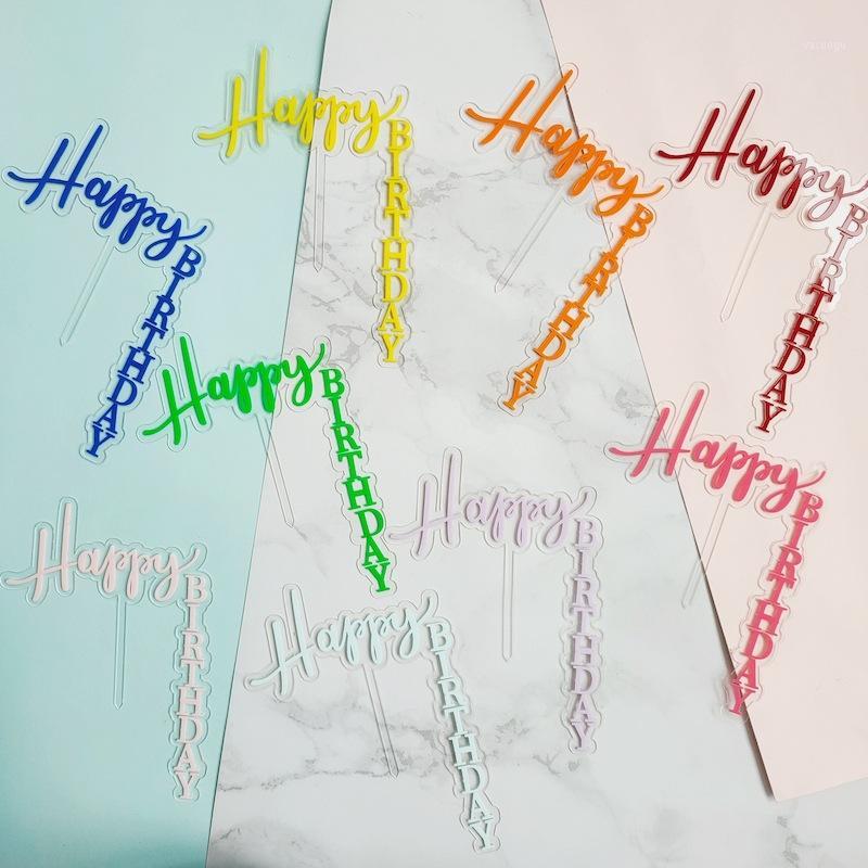 Original acrylic floating cake decoration candy color double layer diy acrylic happy birthday cake insert card1
Original acrylic floating cake decoration candy color double layer diy acrylic happy birthday cake insert card1