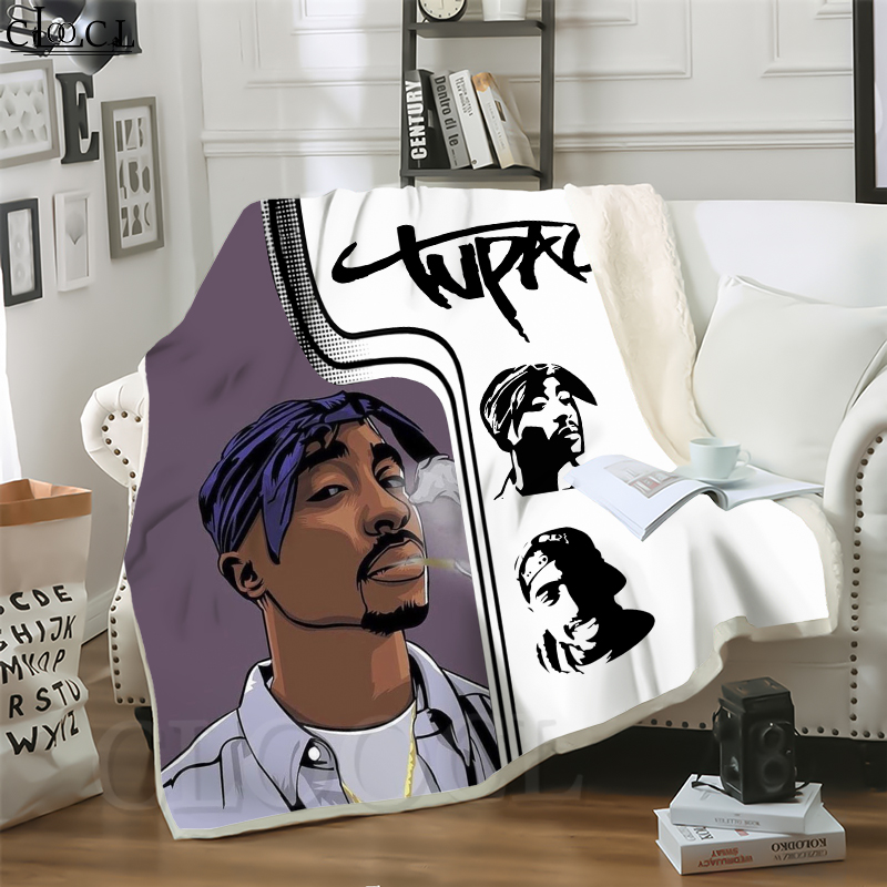 CLOOCL Rap Star 2Pac 3D Print Harajuku Air Conditioning Blanket Sofa Teens Bedding Throw Blankets Plush Quilt 
CLOOCL Rap Star 2Pac 3D Print Harajuku Air Conditioning Blanket Sofa Teens Bedding Throw Blankets Plush Quilt
