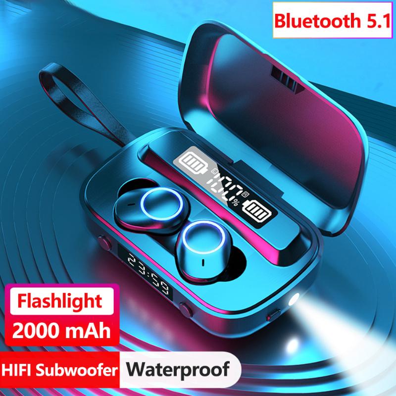 Bluetooth 5.1 Earphone Wireless Bluetooth Headphone TWS Can Charging Phone 2000 mAh HIFI In-Ear True Wireless Earbuds Headset, Black
Bluetooth 5.1 Earphone Wireless Bluetooth Headphone TWS Can Charging Phone 2000 mAh HIFI In-Ear True Wireless Earbuds Headset, Black