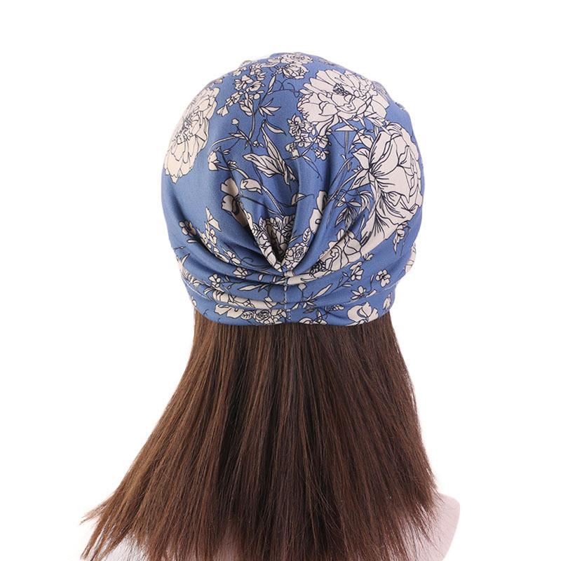 Beanie/Skull Caps Arab Muslim Women Satin Silky Lined Head Turban Hat Double Layers Knot Wrap Cotton Printing Sleep Cap Hair Bonnet TB-70A, Blue
Beanie/Skull Caps Arab Muslim Women Satin Silky Lined Head Turban Hat Double Layers Knot Wrap Cotton Printing Sleep Cap Hair Bonnet TB-70A, Blue