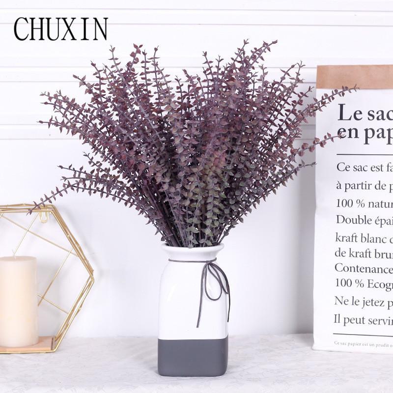 55cm High-end artificial flower simulation plant home decoration mini 5 fork eucalyptus Wedding decoration fake leaf green plant1, Gray green
55cm High-end artificial flower simulation plant home decoration mini 5 fork eucalyptus Wedding decoration fake leaf green plant1, Gray green