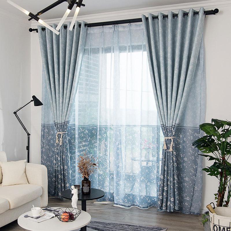 New Pastoral Style Brown Stitching Curtains for Living Room Printed Curtain Cloth Curtains for Bedroom Study Shade Curtain, Brown tulle
New Pastoral Style Brown Stitching Curtains for Living Room Printed Curtain Cloth Curtains for Bedroom Study Shade Curtain, Brown tulle