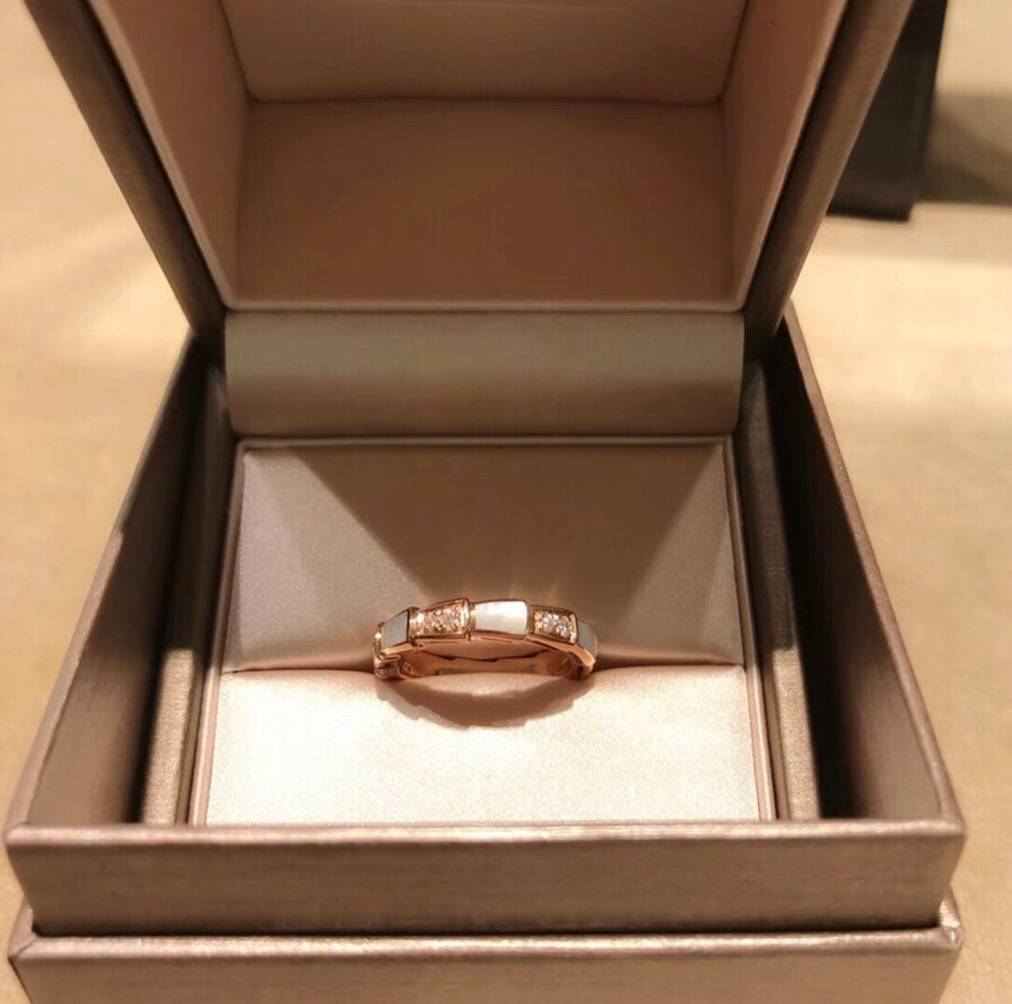 TOP quality ring luxury jewelry ladies diamonds 18 K gold plated designer official reproductions highest counter quality for woman band premium gifts